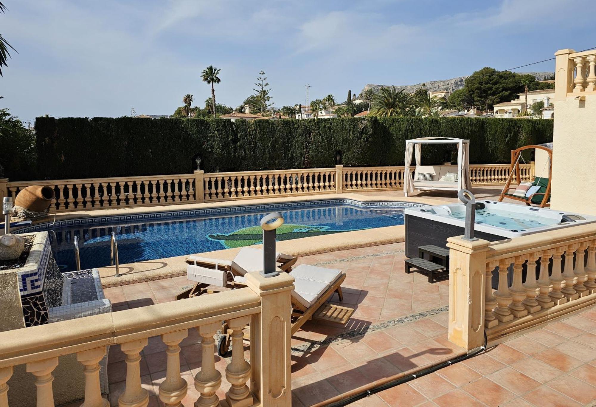 Luxury Villa - Pool, Hot Tub, Aircon, Tvs, Home Cinema, Office, Gbit Internet, Sports Equipment กัลเป ภายนอก รูปภาพ